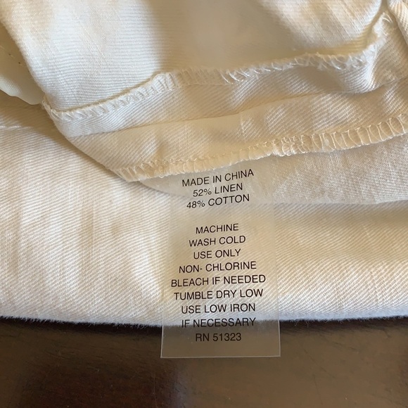 Linen Chaus Jacket with Ruffle Lapels - Picture 8 of 8